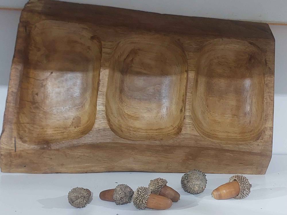 اردو خوری با چوب گردو دست ساز